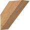 Ekena Millwork 5 1/2"W x 14"D x 14"H Traditional Smooth Knee Brace, Western Red Cedar BRC06X14X14TRA00SWR - alternate 1